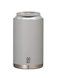 シービージャパン(CB JAPAN) 缶ホルダー グレー 350ml [ステンレス 真空断熱 2層構造] 350ml缶飲料 CAN GOMUG