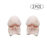 Mystery&Melody 2PCS Squishyおもちゃは、子供やストレスリリーフのためのゆっくりと上昇ジャンボSquishy動物のおもちゃを絞る (2PCS)