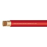 1/0 AWG Premium Extra Flexible Welding Cable 600 VOLT - RED - 50 FEET - EWCS Spec - Made in the USA!