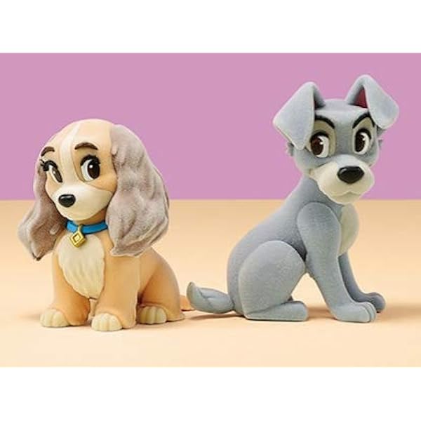 Amazon ディズニーキャラクター Fluffy Puffy レディ トランプ フィギュア 全2種セット おもちゃ おもちゃ