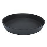 SANKO PRODUCT IS皿7号 シンプルデザイン プラスチック鉢・ポット ブラック 507_02