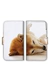 Google Pixel 8a 用 ケース カバー 手帳型 グーグルピクセル8a スマホケース 柴犬 写真 可愛い 07