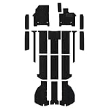 Hotfield トヨタ 互換品 新型 アルファード ヴェルファイア 40系 フロアマット＋ステップマット＋トランクマット ラゲッジマット / 7人 プレーンブラック