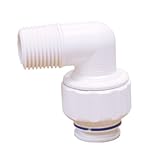 PlumBest C76810R2 Twist To Lock Plastic 1/2-Inch CTS by 1/2-Inch MIP Male Adapter Elbow by PlumBest