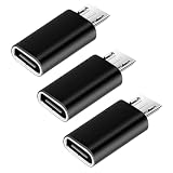 micro usb type-c 変換アダプタ 3個セット type-c to マイクロusb 充電 変換 コネクタ ブラック