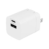 オウルテック AC充電器 PD30W USB Type-C ×1 USB Type-A ×1 小型 2台同時充電 折りたたみプラグ 保護機能搭載 ホワイト OWL-APD30C1A1R-WH