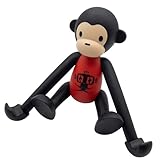 [Queen-b] サル スマホ スタンド 互換/代替品 充電 卓上 (レッド)