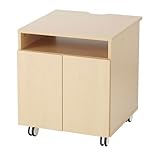 R・Fヤマカワ ノムル木製プリンタワゴン W600×D420×H700mm SHPD-6060 ナチュラルA