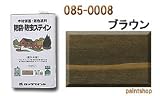ロックペイント 085-0008 防腐防虫ステイン (ナフタデコール) ブラウン 4L