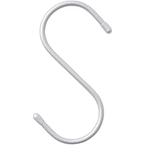 Amazon.co.jp: S字フック Sカン 15cm 屋外でも使える特大S字フック 同