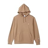 [チャンピオン] パーカー 長袖 裏毛 ワンポイントロゴ 刺繍 フーデッドスウェットシャツ C3-W101／C3-W101Z／C3-W101L／C3-Y136L メンズ ミディアムブラウン