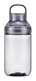 オーエスケー（OSK) ウォーターボトル 700ml クリア グレー 日本製 洗いやすい 持ち手 パッキン 付 軽量 常温 LIPPY BC-700