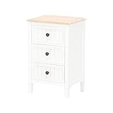 不二貿易 3段チェスト ミーティ ホワイトウォッシュ 53900