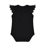 MIOIM ベビー服 ロンパース レース 無地 袖なし 連体服 ボディスーツ パジャマ ロングパンツ キッズ 新生児 出産祝い 子供服 赤ちゃん 女の子