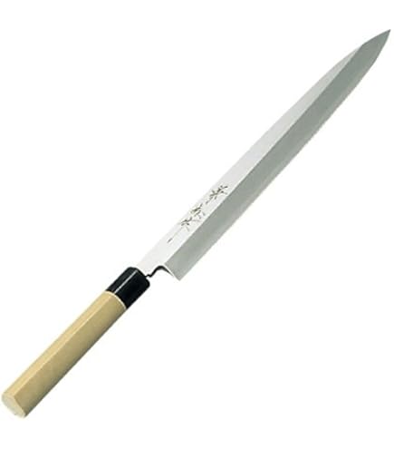 文明銀丁刃渡り26センチ全長41,5センチ　刺身包丁です Amazon｜文明銀丁 柳刃庖丁 30cm｜柳刃包丁 オンライン通販