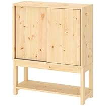 送料込み　IKEA イケア IVAR イーヴァル　無垢　パイン　木製キャビネット IVAR イーヴァル キャビネット, パイン材, 80x50x83 cm - IKEA