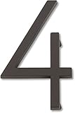 Atlas Homewares AVN4-O Modern Avalon 4.5-Inch No. 4 House Number, Oil Rubbed Bronze [並行輸入品]