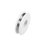 uxcell 加熱ワイヤー 0.2mm 32AWG ニクロム シルバートーン 抵抗線 長さ10m 1個入り