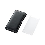 ELECOM Xperia acro HD docomo SO-03D/au IS12S レザーカバー フラップ付 ブラック PD-SOX7PLFBK