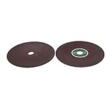 uxcell カットオフホイール カッティングホイール 250mmx1.5mmx32mm ブラウン 3枚入り