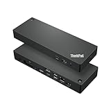 レノボ(Lenovo) ThinkPad ユニバーサル Thunderbolt 4 ドック ハブ ドッキングステーション Displayport HDMI USB-A USB Type-C Thunderbolt 4 イーサネット コンボジャック セキュリティーキーホール Daisy Chainサポート 40B00135JP