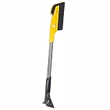 The Ames Company Snow P-Scratch Free Snow Brush- Ylw-blk-silver 32 Inch ABTT3212