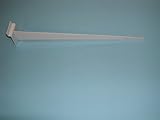 16 "シェルフブラケットwithリップfor slatwall-white-lotの25