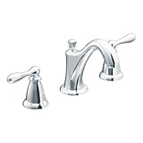 Moen CA84440 Double Handle Widespread Bathroom Faucet from the Caldwell Collection, Chrome [並行輸入品]