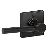 Schlage j170-brw-col Brentwood Singleダミードアレバーwith DecorativeコルトンTR, Aged Bronze
