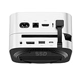 【2026新登場】Mac mini M4/M4 Pro専用 10-in-1 ドッキングステーション｜mac mini スタンド｜8K対応DPポート・最大8TB NVMe SSD拡張｜USB3.2 Gen2 10Gbps高速転送｜映画編集・在宅ワークに最適｜アルミ合金一体型デザイン