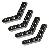 LEGOブロック・純正パーツ＜テクニック・リフトアーム＞1 x 7 Bent (4 - 4)(厚) (4個, Black) [並行輸入品]