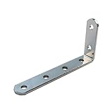 ミニステーL型 27X57mm 2枚入り 鉄:ニッケルメッキ 00063438