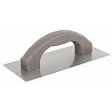 Pacesetter G02658 1/4-Inch By 5/16-Inch By 5/16-Inch Flat-V Notch Trowel With Plastic Handle [並行輸入品]