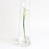 A plus floral art インテリアグリーン ガラスシリンダーアレンジ ホワイトカラー フェイクグリーン 観葉植物 造花