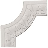 Ekena Millwork PML04X04NE Nexus Acanthus Leaf Panel Molding Corner, 4-Inch x 4-Inch x 1/2-Inch [並行輸入