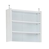 JKプラン 1cmピッチ 買いたせます書棚 薄型 本体用上置き 幅62 ホワイト ga-058 ga-058-wh