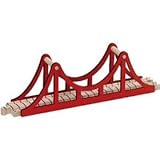 【米国正規商品・並行輸入】ネームトレイン 木製おもちゃ Suspension Bridge - 12 inches サスペンションブリッジ 12インチ