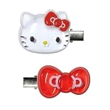 ケイカンパニー(K Company) ハローキティ ぷっくりったいヘアクリップ2P レッド KT-PUC-RD H32×W47×D9mm
