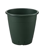 リッチェル ネバール 丸プランター 43型 ダークグリーン φ43.0 × 41(cm)