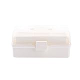 YUNCLOS　収納ボックス　工具箱　3段式ツールボックス　プラスチック　小物収納ケース 工具収納 折り畳み　便利　大容量　収納ボックス　薬