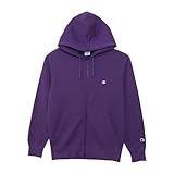 [チャンピオン] パーカー 長袖 裏毛 COTTON USA ワンポイントロゴ刺繍 ジップフーデッドスウェットシャツ ベーシック C3-W104/C3-W104L/C3-W104Z/C3-Y137/C3-Y137L メンズ ディープパープル L