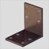 グローベン　構造部材　アルミL型金具ブロンズ　50×50×W40　A50LT003B　【外構DIY部品】