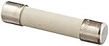 Mersen GSA Ceramic Time-Delay Electronic Fuse, 250V, 200A/10kA, 6 Ampere, 1/4" Diameter x 1-1/4" Len