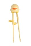 Piyo Piyo Training Chopsticks, Yellow, Large [並行輸入品]