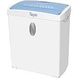 Yopin シュレッダー 家庭用 業務用 最大細断枚数*6 4*30mm細断屑幅 大容量15L コンパクト2.5kg 電動しゅれったー (ホ