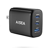 PD 充電器 65W GaN タイプc 充電器 type-c 3in1 充電器 急速 USB-C×2 & USB A 3ポート GaN(窒化