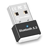 Bluetooth アダプタ Bluetooth レシーバー USB ブルートゥース アダプタ ドングル 後付け 無線 ミWindows 11/10/8.1/7対応 Mac/OS/IOS 非対応 挿し込で即利用 エレコム Bluetooth レシーバー USB 5.3 超低遅延 小型 簡単な操作 最大通信距離20M-30M 日本語取扱説明書付き (ブラック)