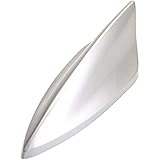 Amazon Co Jp Uxcell 車のダミーアンテナ 車の装飾品 静電気防止 ブラック シルバートーン 車 バイク