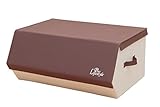 収納ボックス フタ付き 布 ワイドファブリック収納ケース『 NP-154 』1個【IT-tm】Lサイズ ブラウン(#9810651)