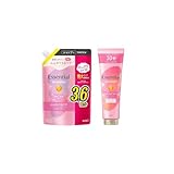 エッセンシャル【セット】ふんわりうるツヤ シャンプーつめかえ用1080ml & トリートメント250g